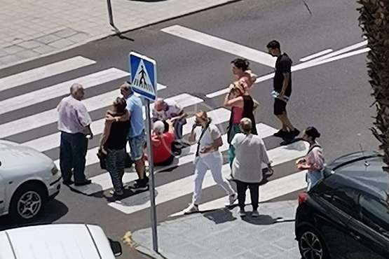 Atropello de una persona en un paso de peatones del Valle de Jinámar (Telde)/TA.